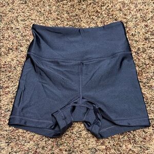 Athleta Women's Black Shiny Bike Shorts XXS